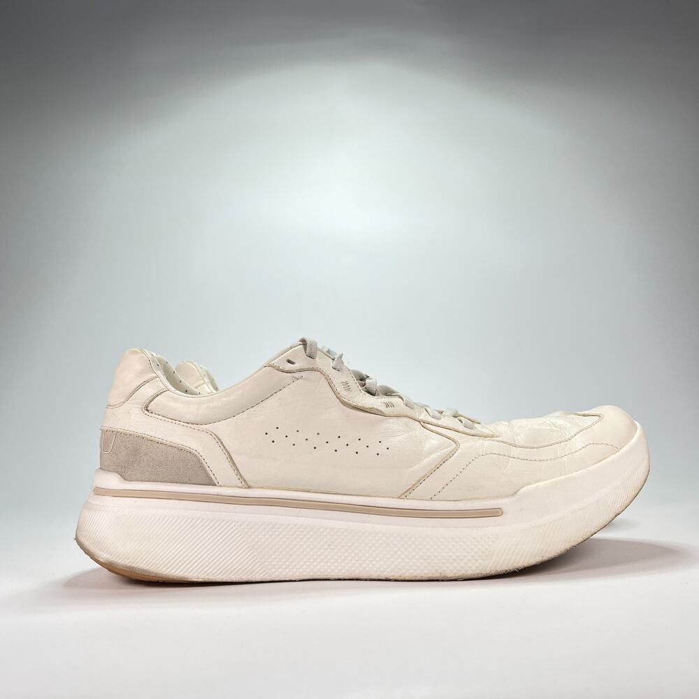 Ahnu Sequence 1.1 Sport White Lace Up Lifestyle Casual Shoes Sneakers Mens Sz 12